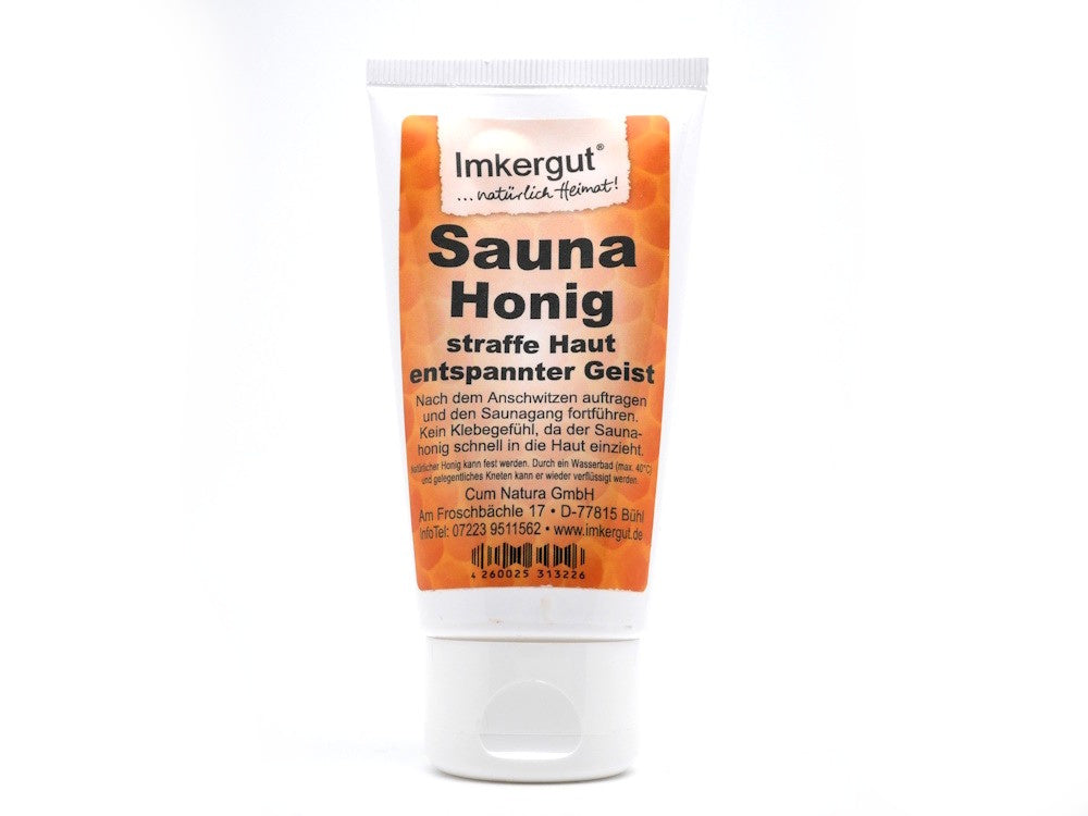 Sauna Honig, Honig Creme, Cum Natura, Imkergut, Hautcreme für die Sauna