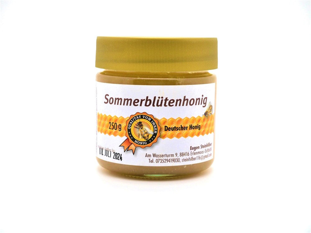 Sommerhonig, kristallisierter Honig, Deutscher Honig, Sommerblütenhonig, Deutsche Qualitativer Honig