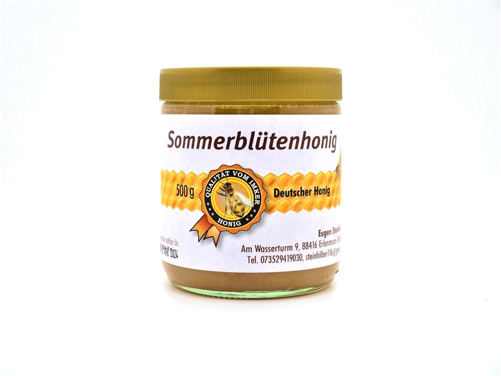 Sommerhonig, kristallisierter Honig, Deutscher Honig, Sommerblütenhonig, Deutsche Qualitativer Honig