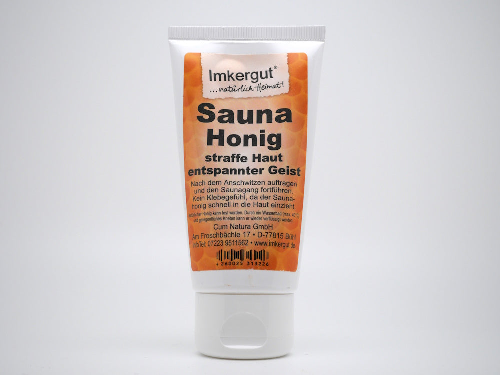 Sauna Honig, Honig Creme, Cum Natura, Imkergut, Hautcreme für die Sauna