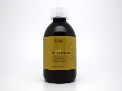 Lungenwohl, Propolis, Heilung der Lungen, Nahrungsergäzungsmittel, BioBee, Propolis Lungenwohl