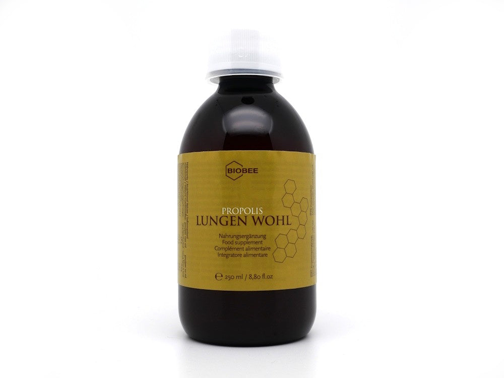 Lungenwohl, Propolis, Heilung der Lungen, Nahrungsergäzungsmittel, BioBee, Propolis Lungenwohl